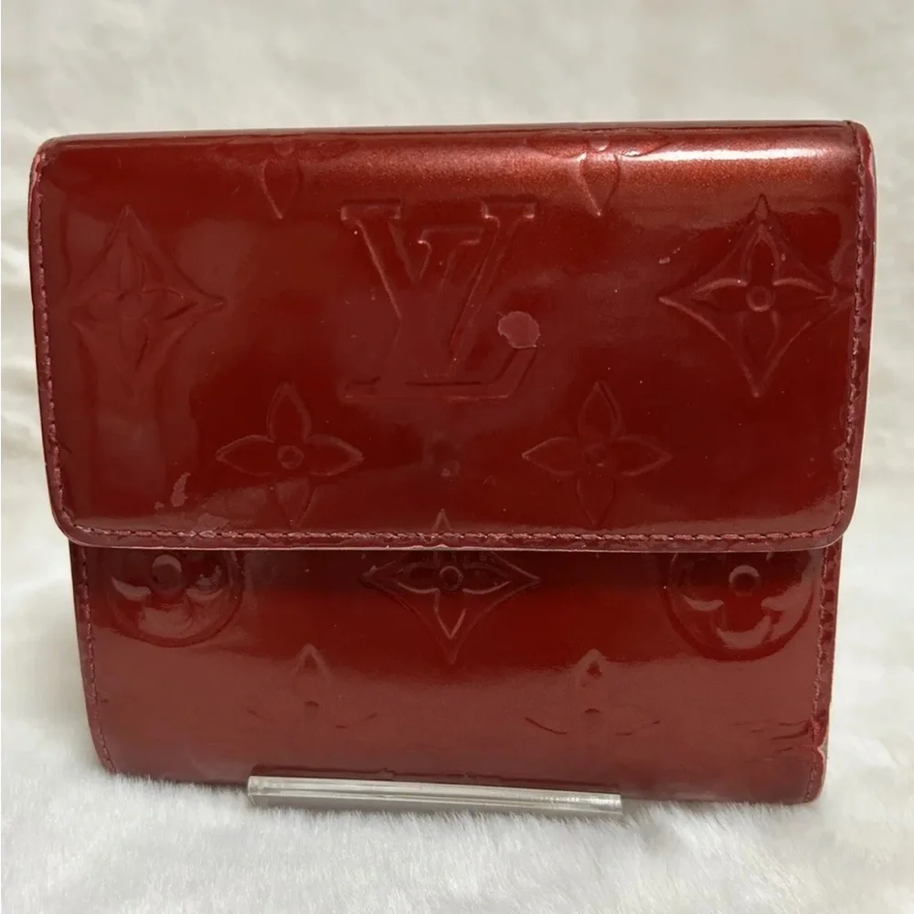 Louis Vuitton Monogram Vernis Porte Monet Bier Wallet